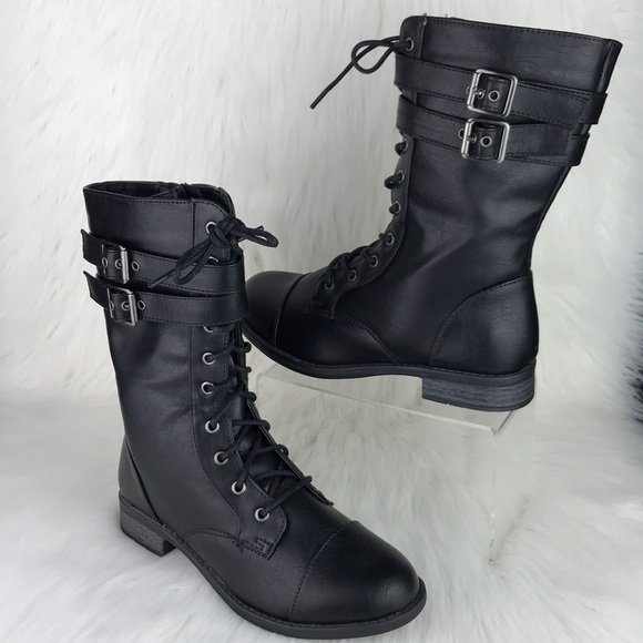 Military Style Women’s Boots - Picture 2 of 9